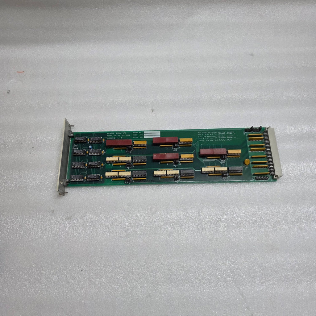 FEDERAL SIGNAL INPUT/OUTPUT CARD 5173044 ISS 2 64WAY DIGITAL O/P CARD