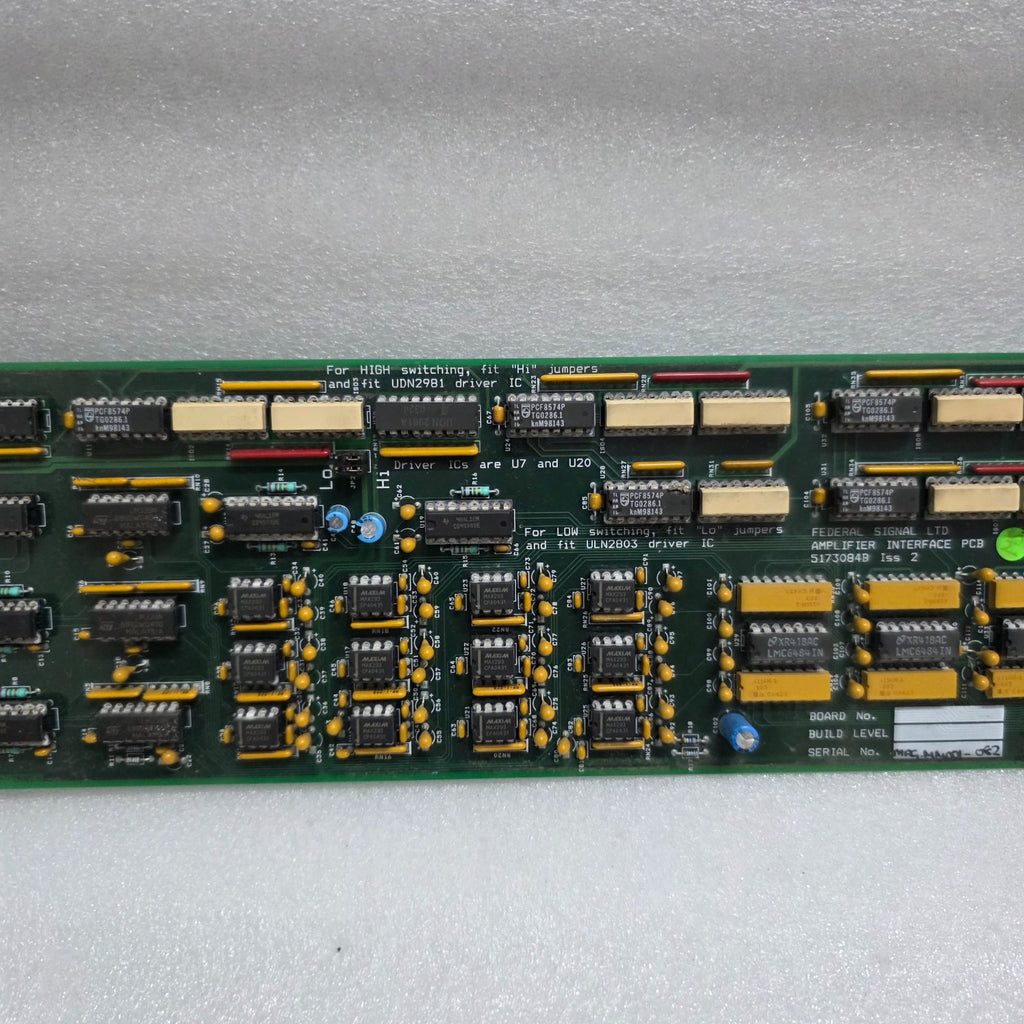 FEDERAL SIGNAL 5173084B ISS 2 AMPLIFIER INTERFACE BOARD