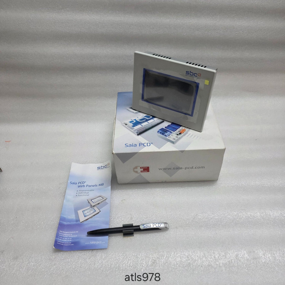 SAIA  PCD7.D450WTPF PROGRAMMABLE WEB PANEL HMI 800 X 480 PIXEL TFT COLOR