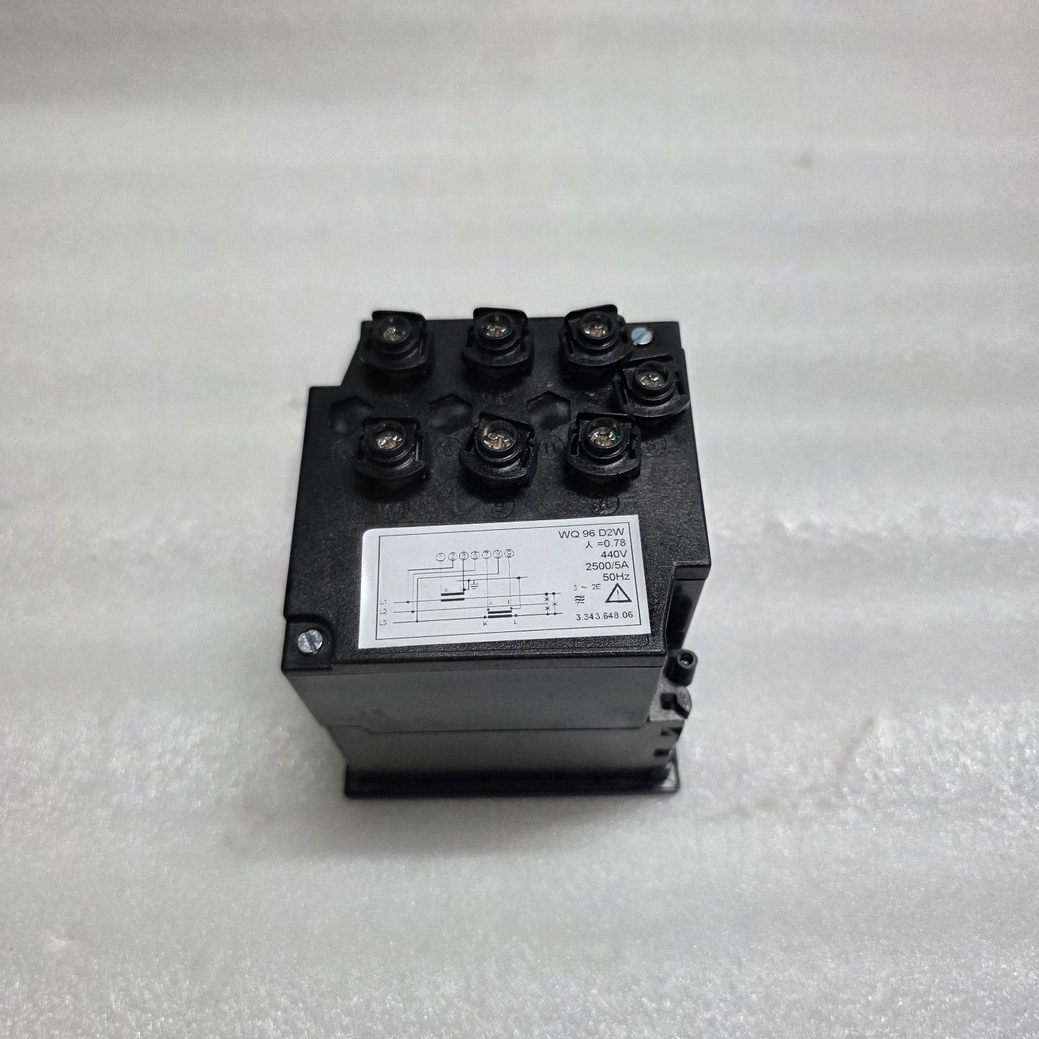 RISHABH WQ91-D5NS2N1ERW500 KILO WATT POWER METER 440V 2500/5A