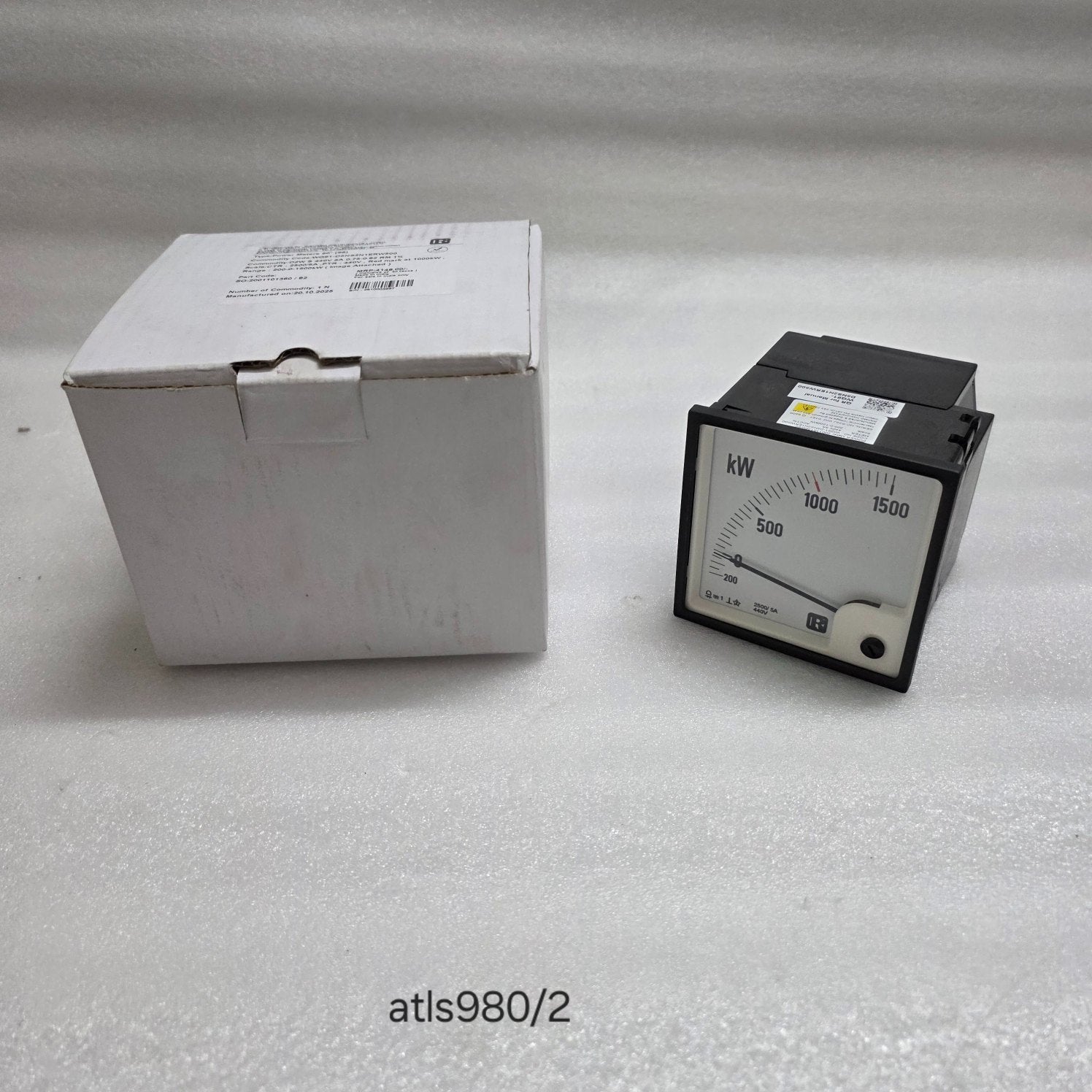 RISHABH WQ91-D5NS2N1ERW500 KILO WATT POWER METER 440V 2500/5A