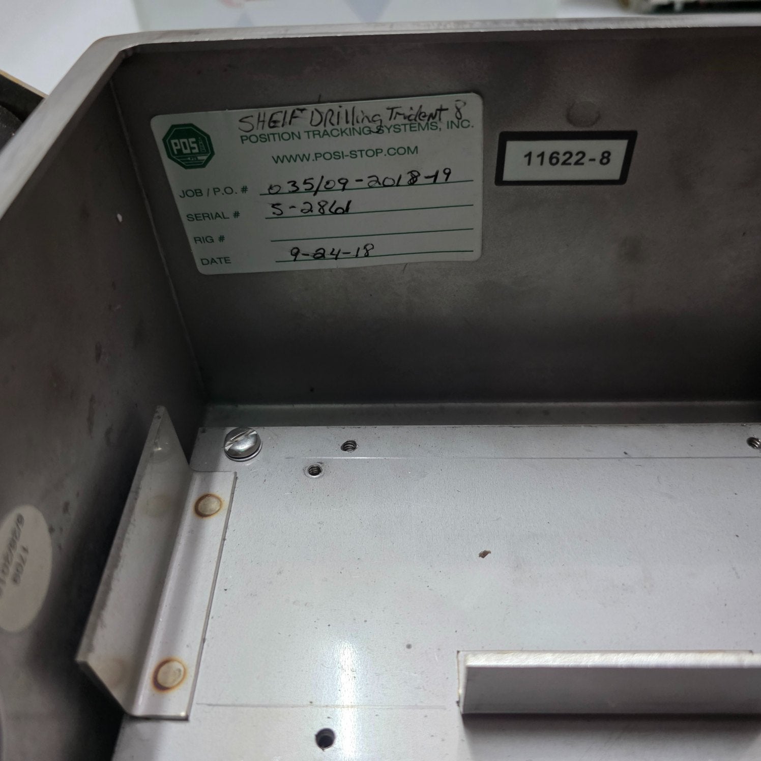 PTS POSITION TRACKING SYSTEMS PS-108 BLOCK LIMIT CONTROL SYSTEM