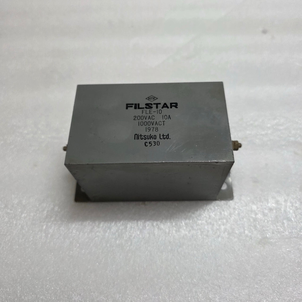 NITSUKO FLE-10 FILSTAR EMI/RFI POWER LINE FILTER 200VAC 10A