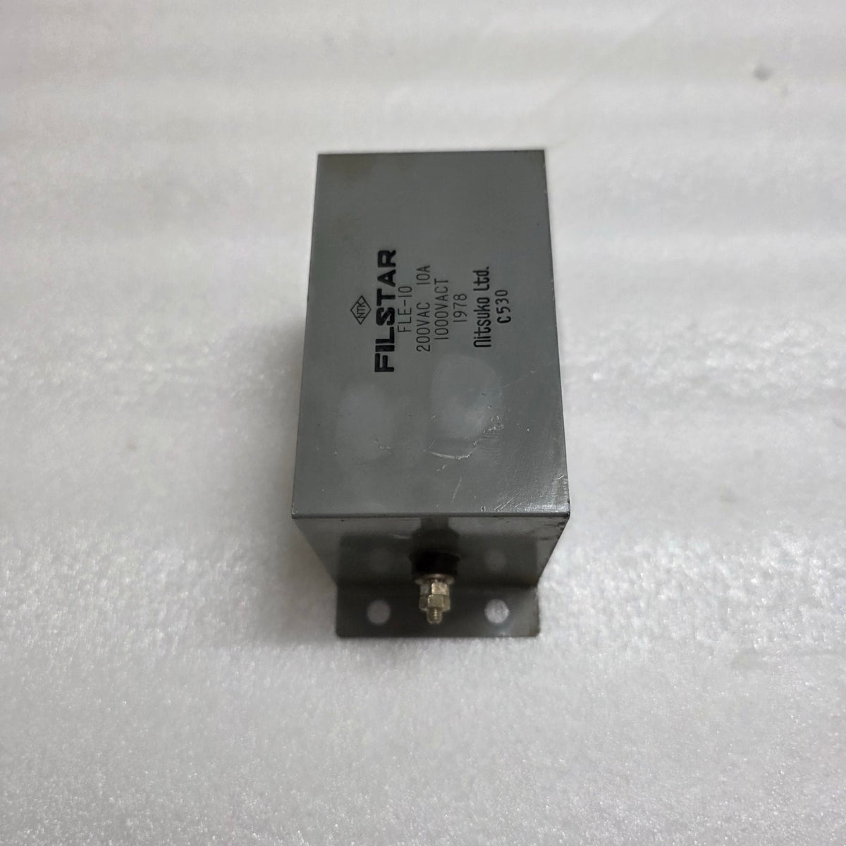 NITSUKO FLE-10 FILSTAR EMI/RFI POWER LINE FILTER 200VAC 10A