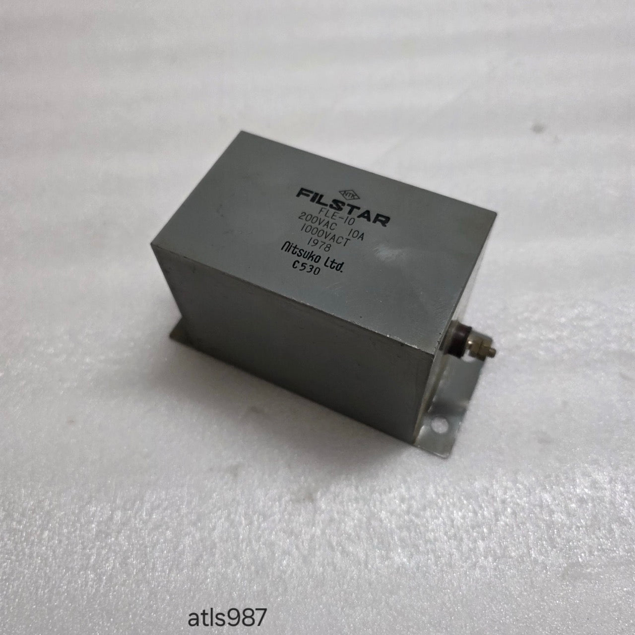 NITSUKO FLE-10 FILSTAR EMI/RFI POWER LINE FILTER 200VAC 10A