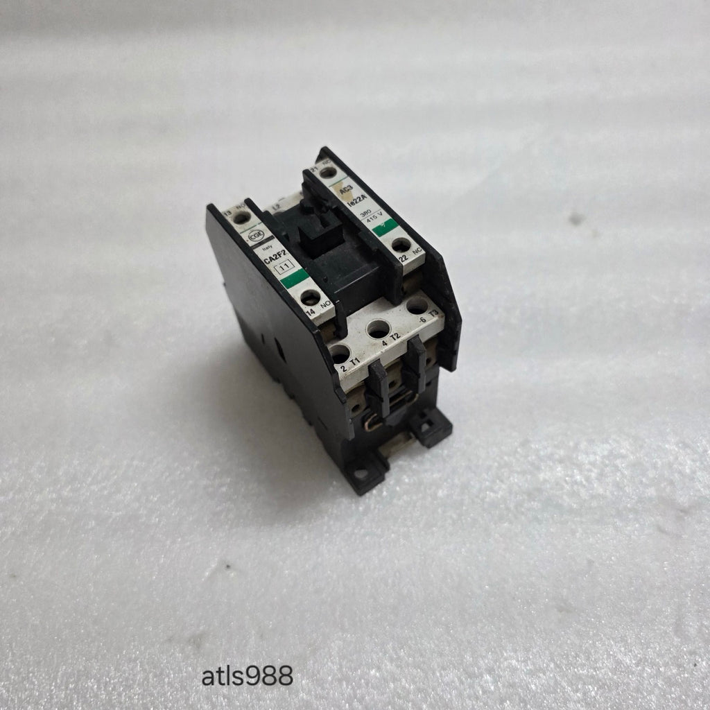 CGE CA2F2 MAGNETIC CONTACTOR 22A COIL VOLTAGE 380-440V