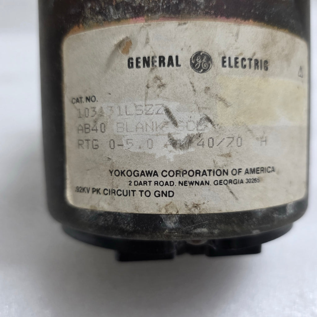 GENERAL ELECTRIC (GE) / YOKOGAWA 103431LSZZ ANALOG AC VOLTMETER (PANEL METER) AB