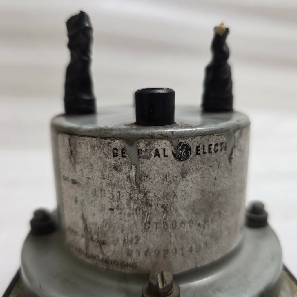 GENERAL ELECTRIC 6477K34187 ANALOG AC AMMETER PANEL METER 0 TO 300 AC AMPERES