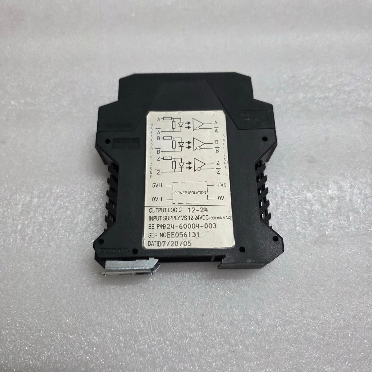 BEI 924-60004-003 INTRINSIC SAFETY BARRIER 60004-003