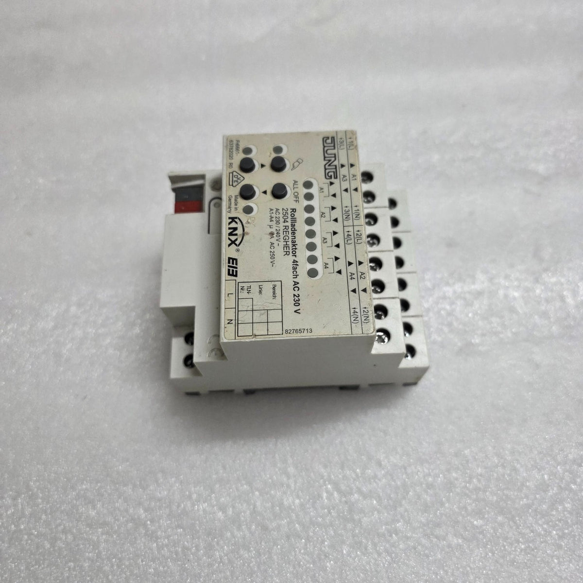 ALBRECHT JUNG 2504 REGHER KNX SHUTTER ACTUATOR