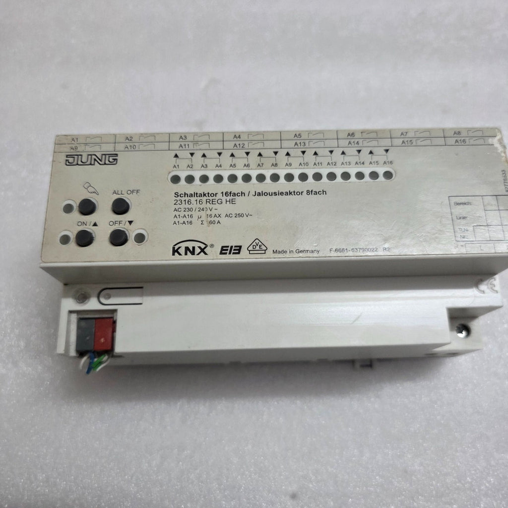 ALBRECHT JUNG 2316.16 REG HE KNX SWITCH/BLIND ACTUATOR