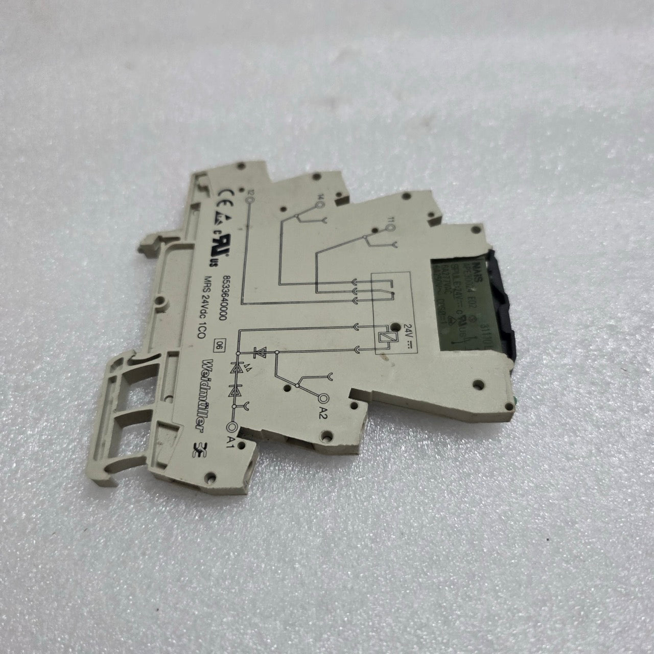 6 UNIT X WEIDMÜLLER 8533640000 MICROSERIES RELAY MODULE MRS 24VDC X 1CO LOT OF 6
