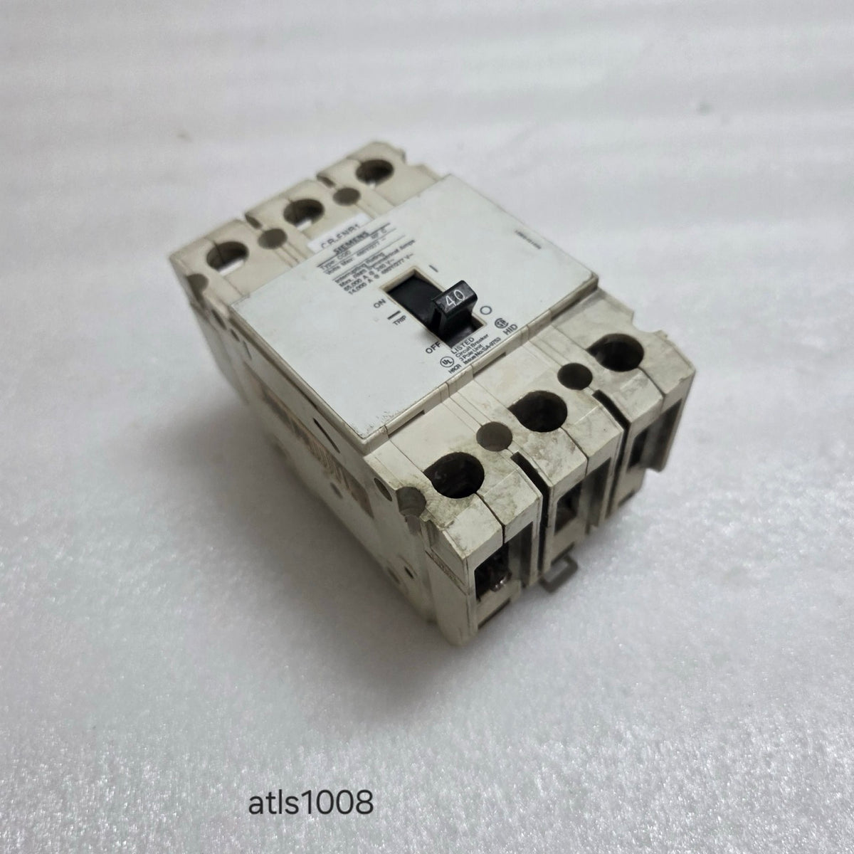 SIEMENS CQD340 MOLDED CASE CIRCUIT BREAKER 40A