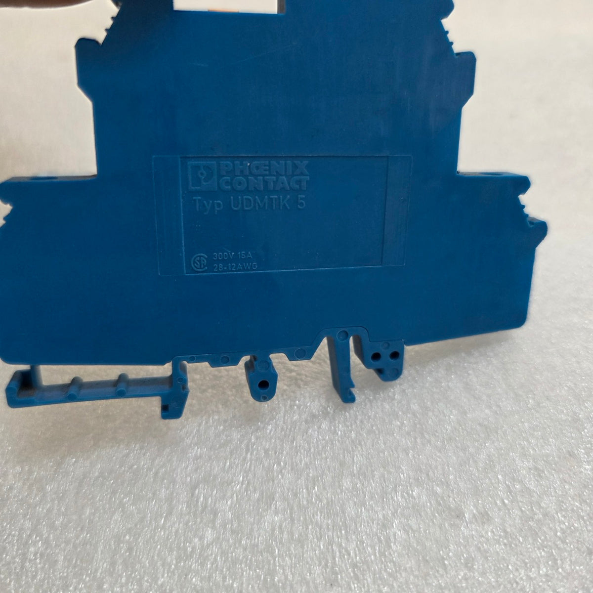 PHOENIX CONTACT UDMTK-5 DOUBLE-LEVEL DIN RAIL TERMINAL BLOCK 800V 16A BLUE