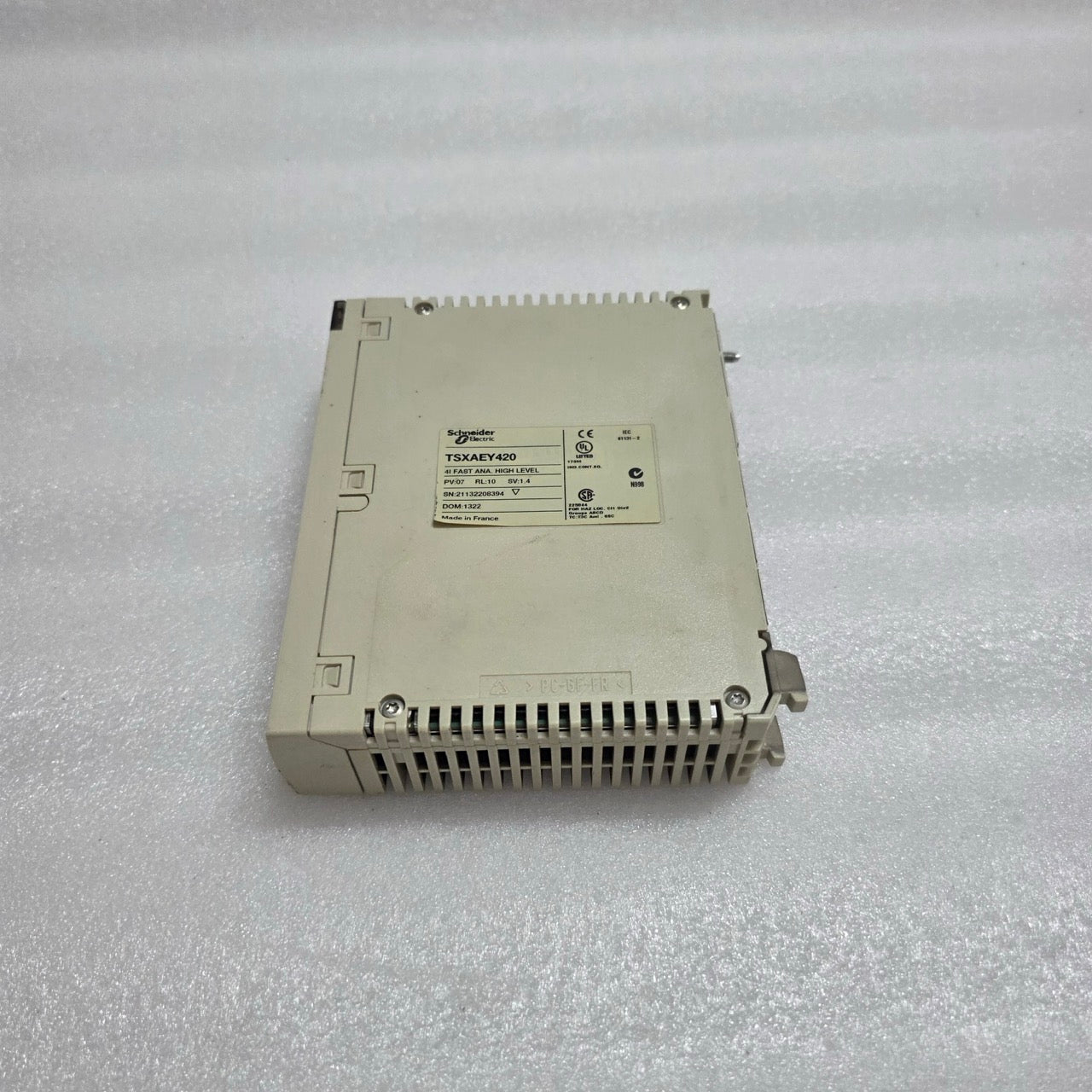 SE TSXAEY420 ANALOG INPUT MODULE