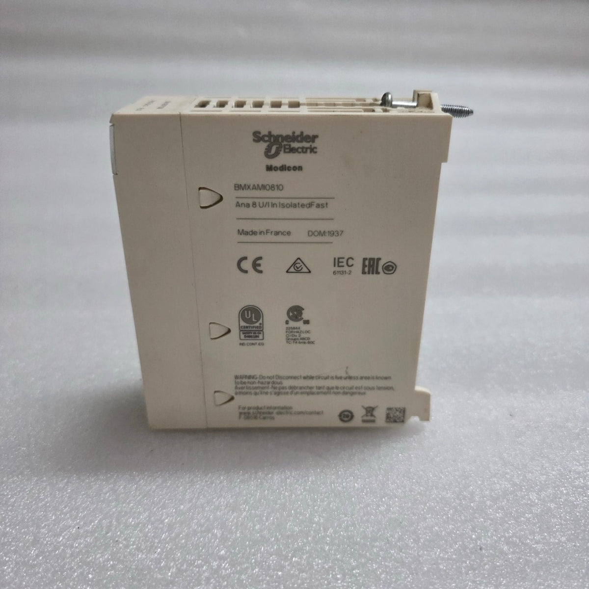 BMXAMI0810 MODICON X80 ANALOG INPUT MODULE