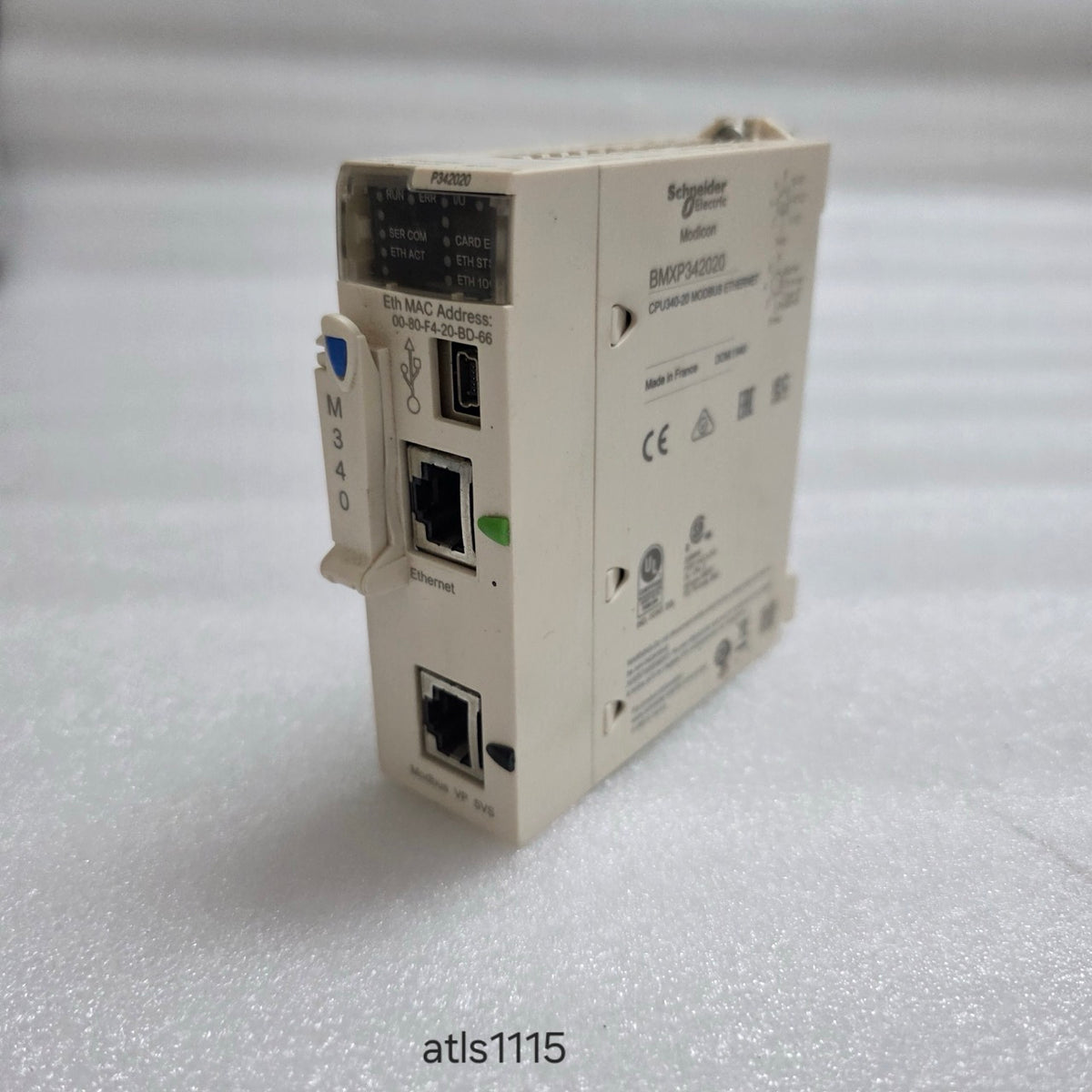 S ELECTRIC MODICON BMXP342020 PLC CPU 340-20 PROCESSOR MODULE