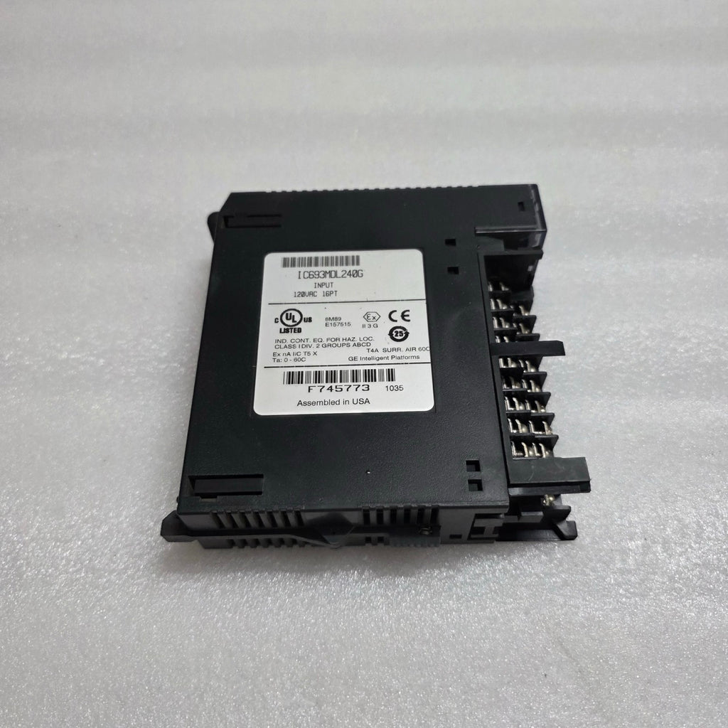 GE FANUC IC693MDL240G 120 V AC DISCRETE INPUT MODULE