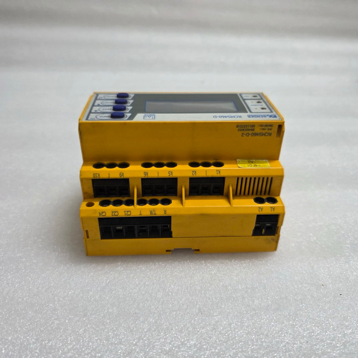 BENDER RCMS460-D-2 MULTI-CHANNEL DIFFERENTIAL/RESIDUAL CURRENT EVALUATOR B940530