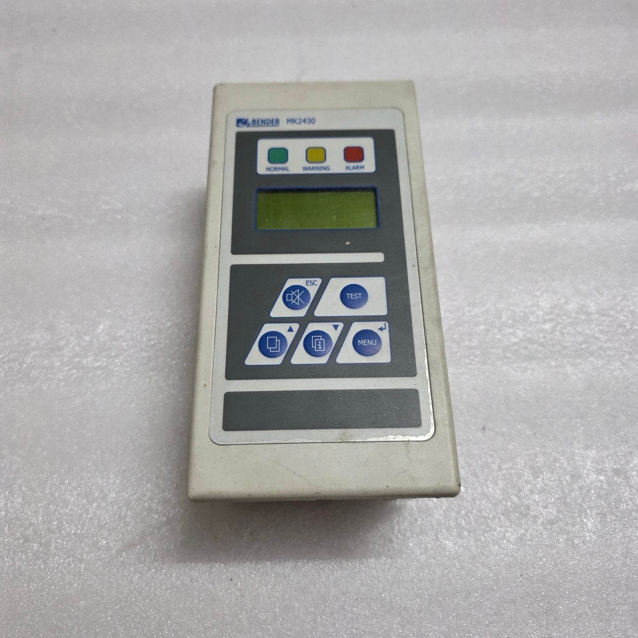 BENDER MK2430-12 REMOTE ALARM INDICATOR & TEST COMBINATION B95100002 24V