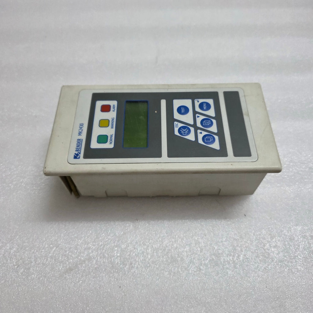BENDER MK2430-12 REMOTE ALARM INDICATOR & TEST COMBINATION B95100002 24V