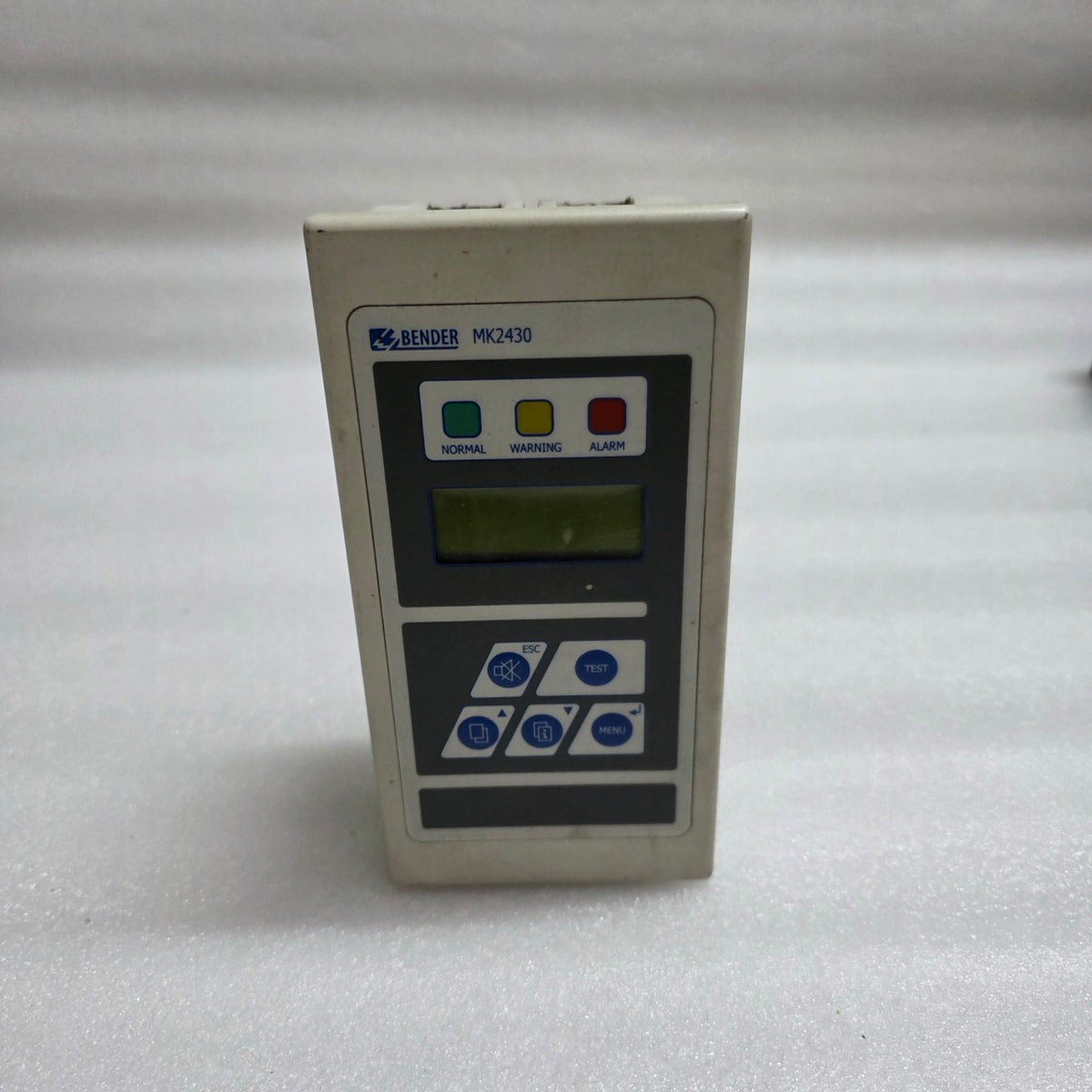 BENDER MK2430-12 REMOTE ALARM INDICATOR & TEST COMBINATION B95100002 24V