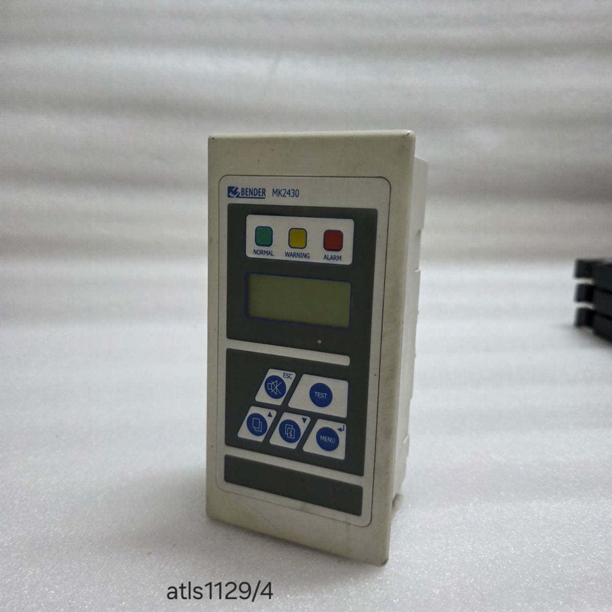 BENDER MK2430-12 REMOTE ALARM INDICATOR & TEST COMBINATION B95100002 24V