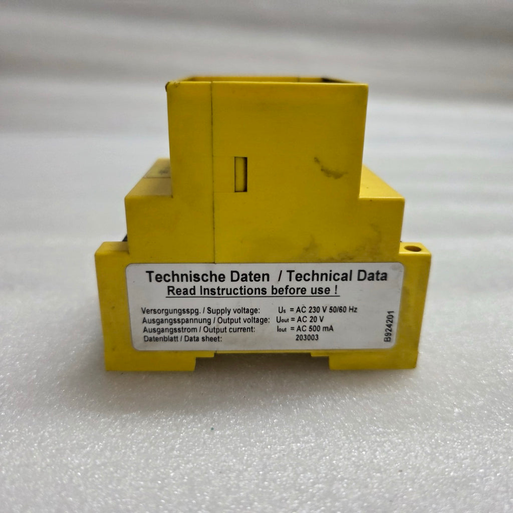 BENDER AN450 POWER SUPPLY UNIT B924201 AC 230 V
