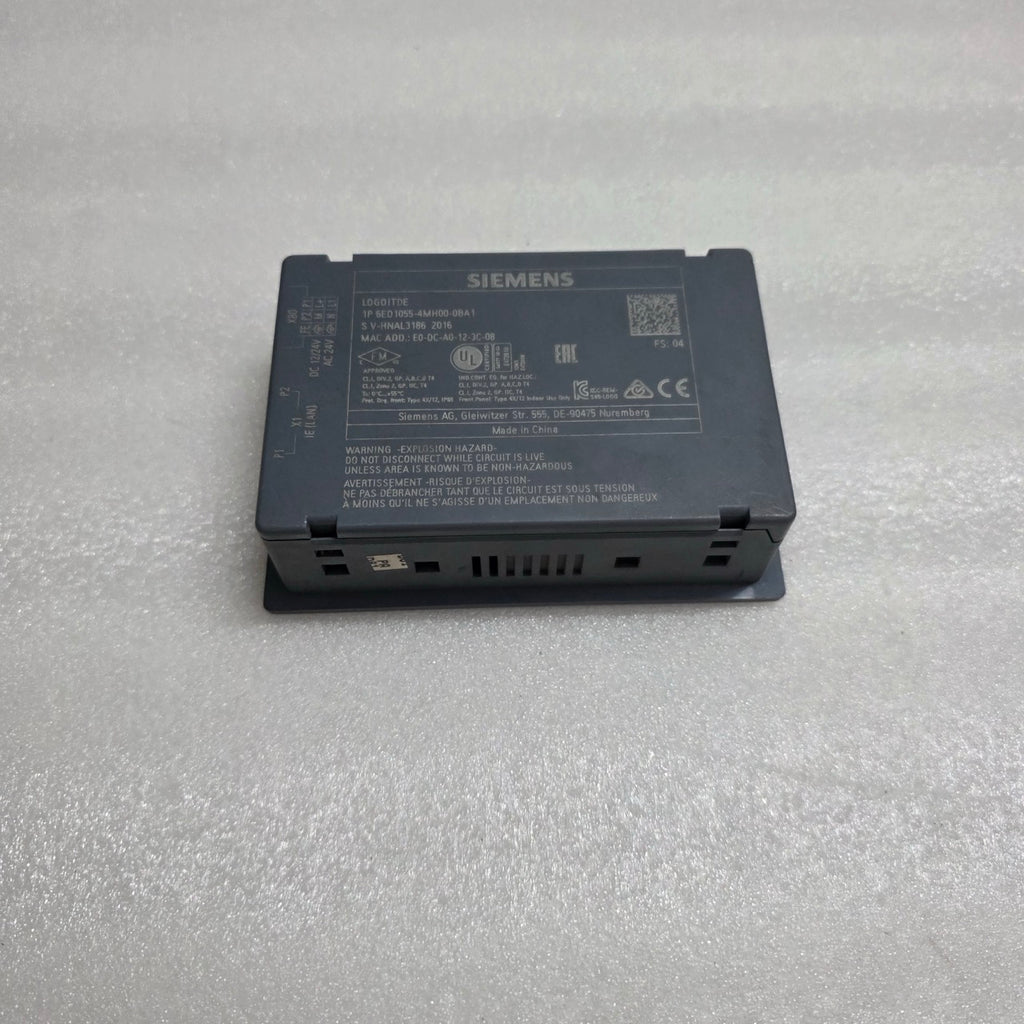 SIEMENS AG LOGO TDE 6ED1055-4MH00-0BA1 OPERATOR PANEL ACCESSORY 12/24V