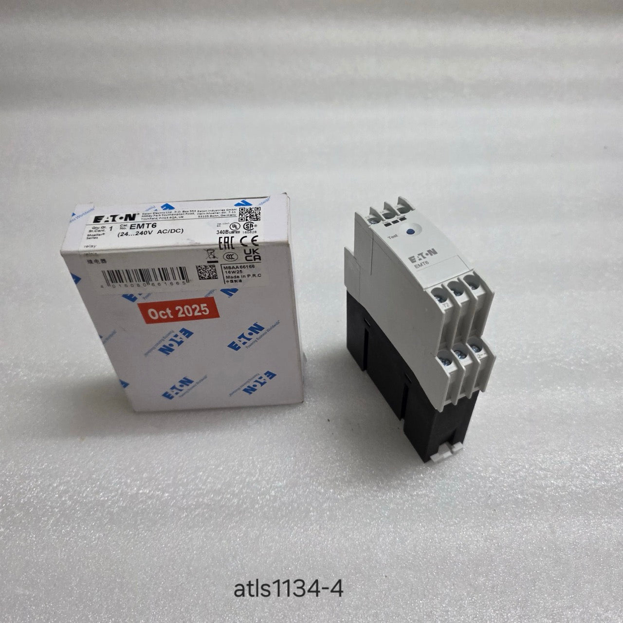 EATON EMT6 THERMISTOR OVERLOAD RELAY 066166 24-240V AC/DC