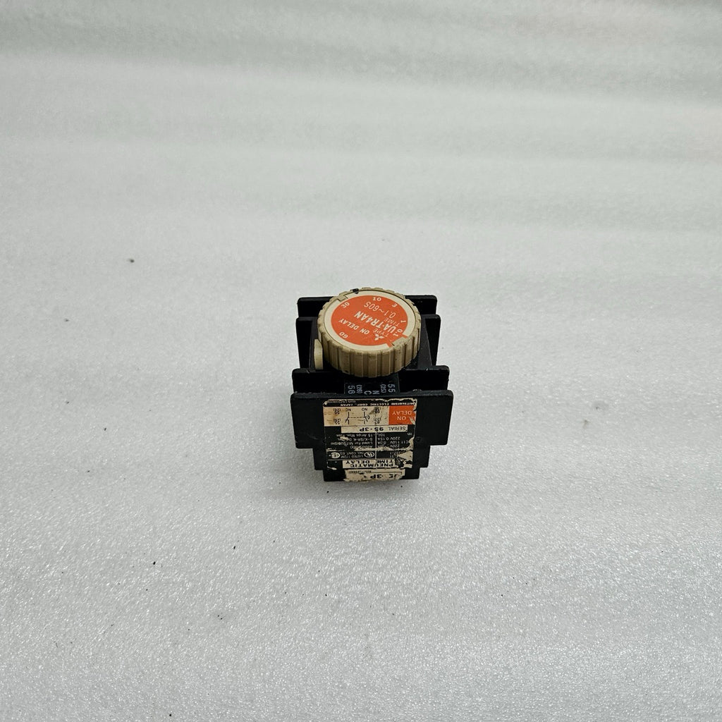 MITSUBISHI UA-TR4AN PNEUMATIC TIME-DELAY UNIT / ON-DELAY TIMER 0.1–60 SECONDS