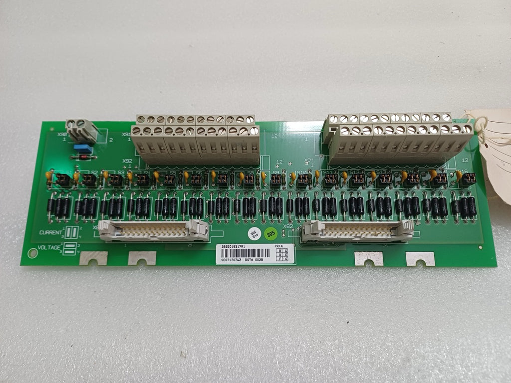 ABB DSTA-002B ANALOG SIGNAL TERMINATION BOARD 3BSE018317R1 YWP-EF 3BSC980002R525