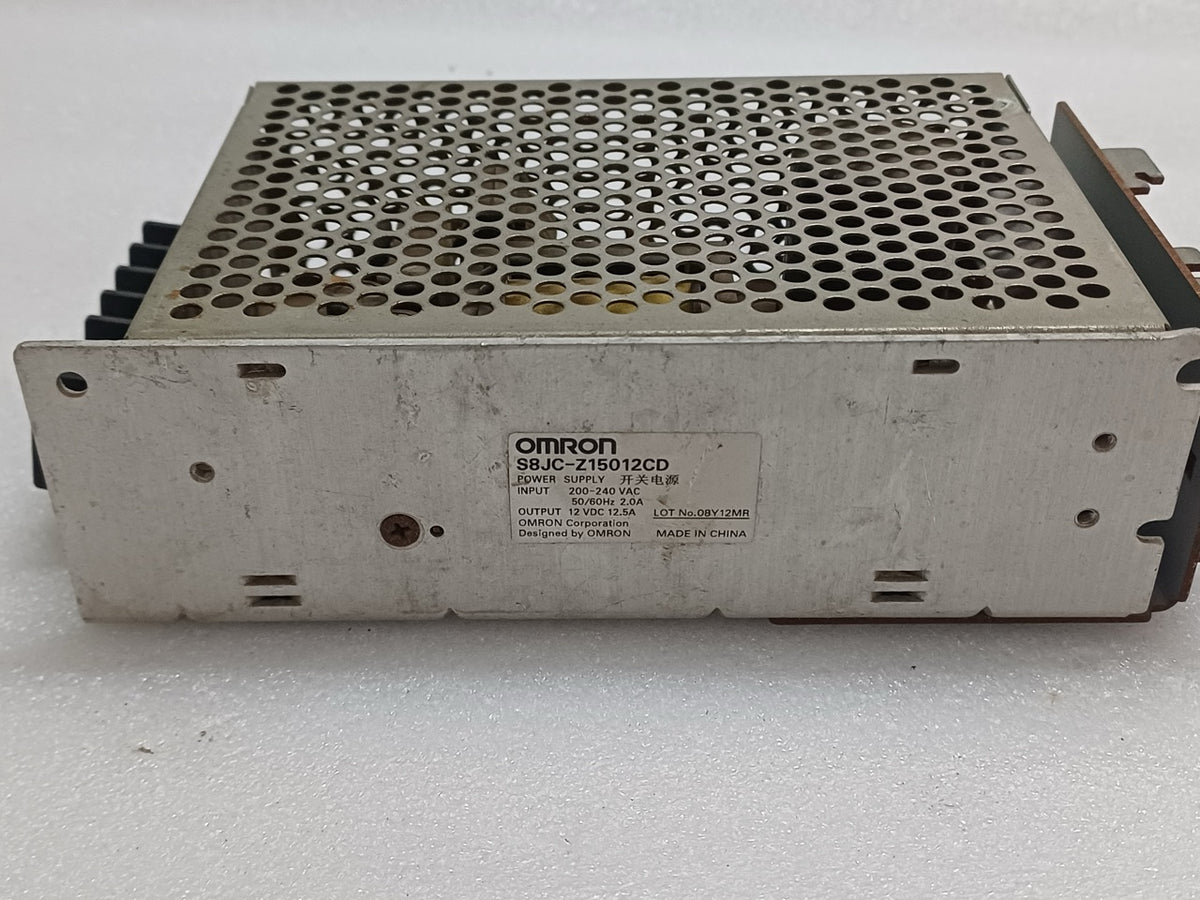 OMRON S8JC-Z15012CD INDUSTRIAL SWITCHING POWER SUPPLY 12VDC 12.5A