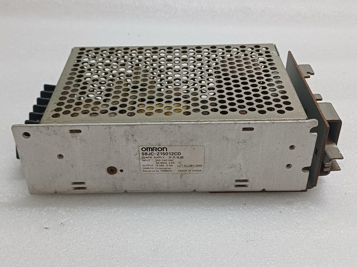 OMRON S8JC-Z15012CD INDUSTRIAL SWITCHING POWER SUPPLY 12VDC 12.5A