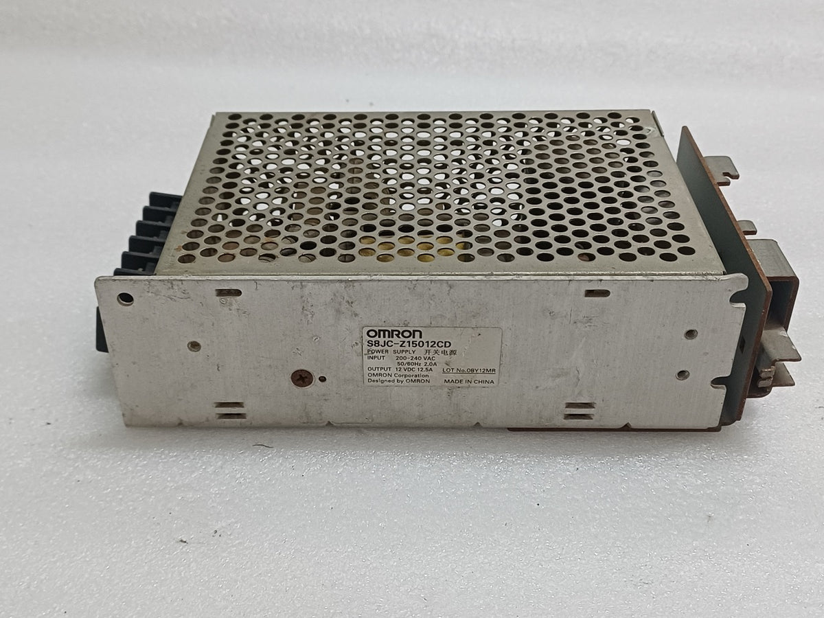 OMRON S8JC-Z15012CD INDUSTRIAL SWITCHING POWER SUPPLY 12VDC 12.5A
