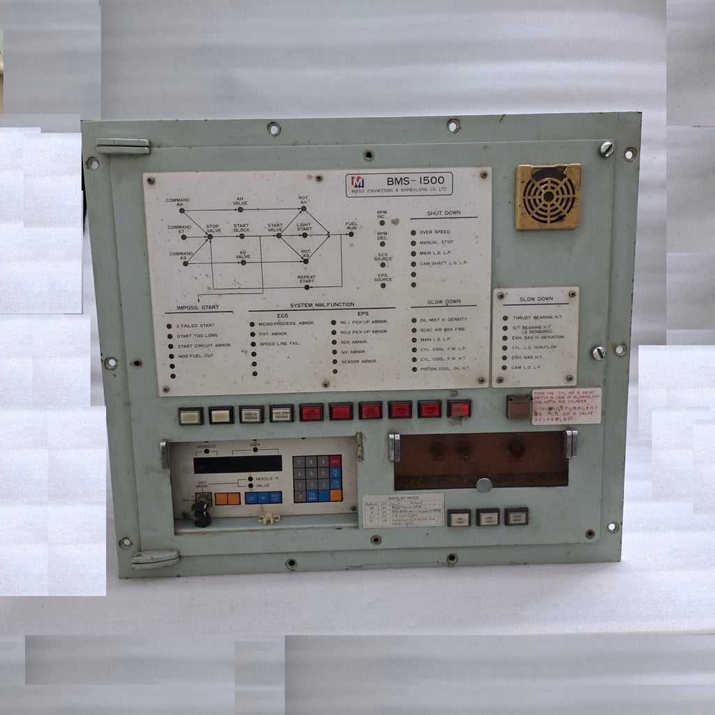 MITSUI ENGINEERING BMS-1500 ELECTRONIC GOVERNOR/ENGINE REMOTE CONTROL SYSTEM PAN