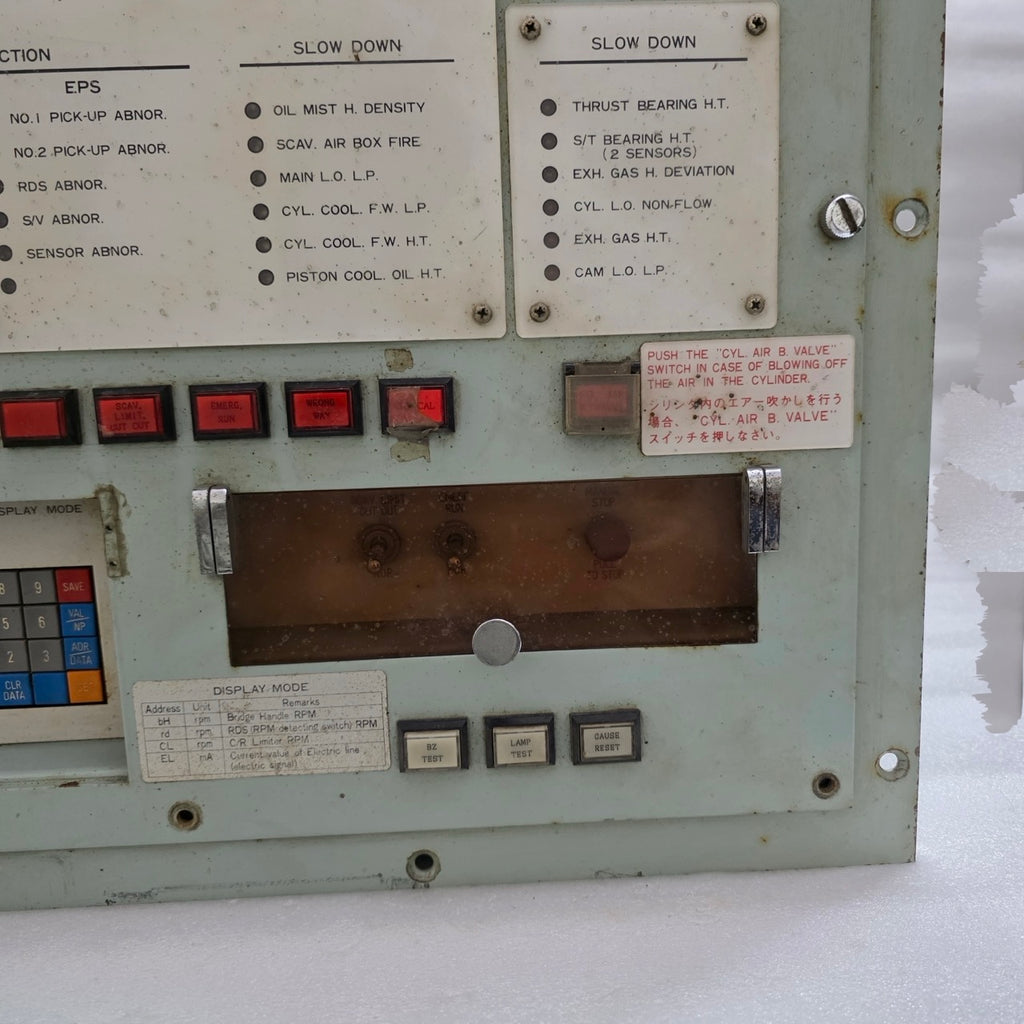 MITSUI ENGINEERING BMS-1500 ELECTRONIC GOVERNOR/ENGINE REMOTE CONTROL SYSTEM PAN