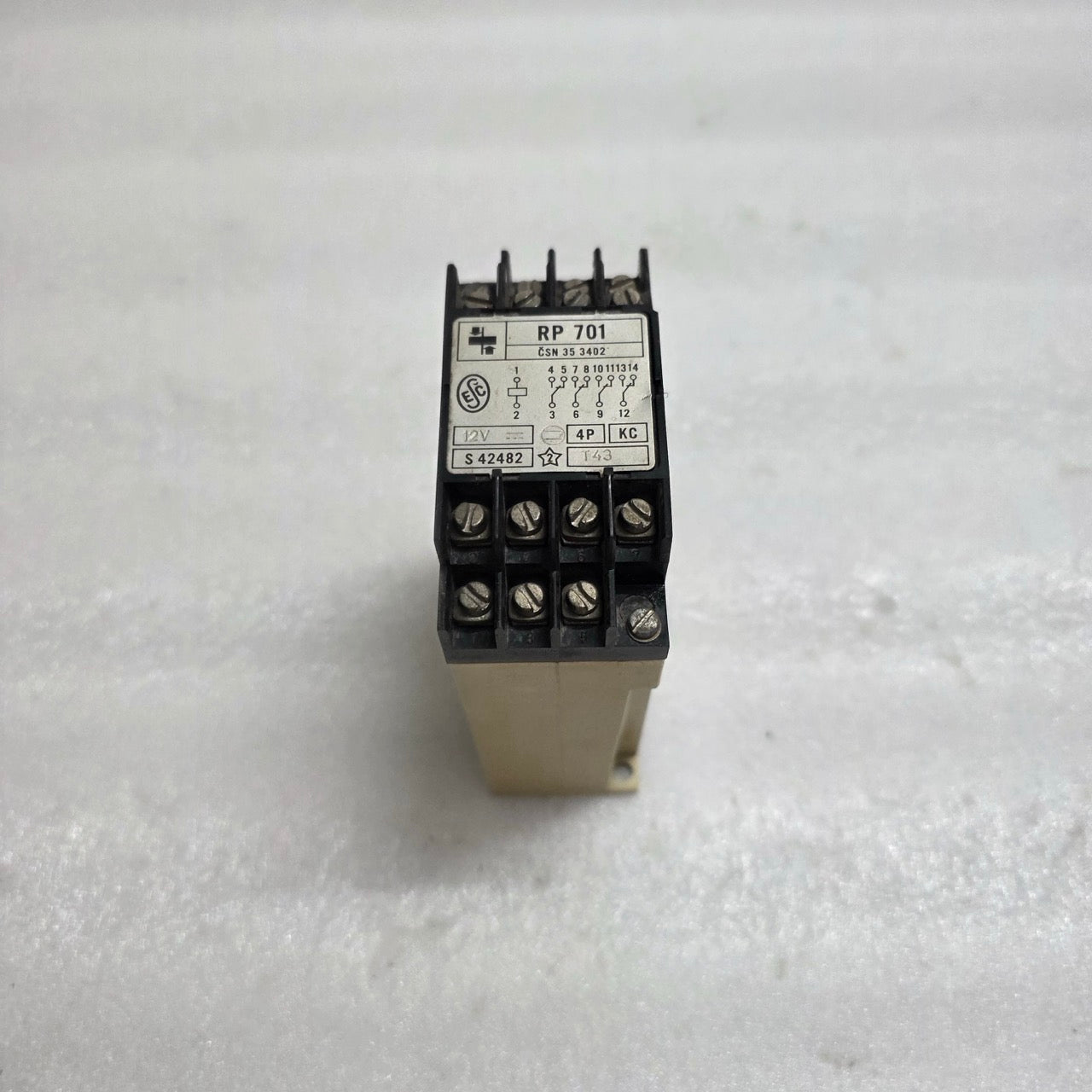 ZPA TRUTNOV RP 701 INDUSTRIAL CONTROL RELAY 12VDC