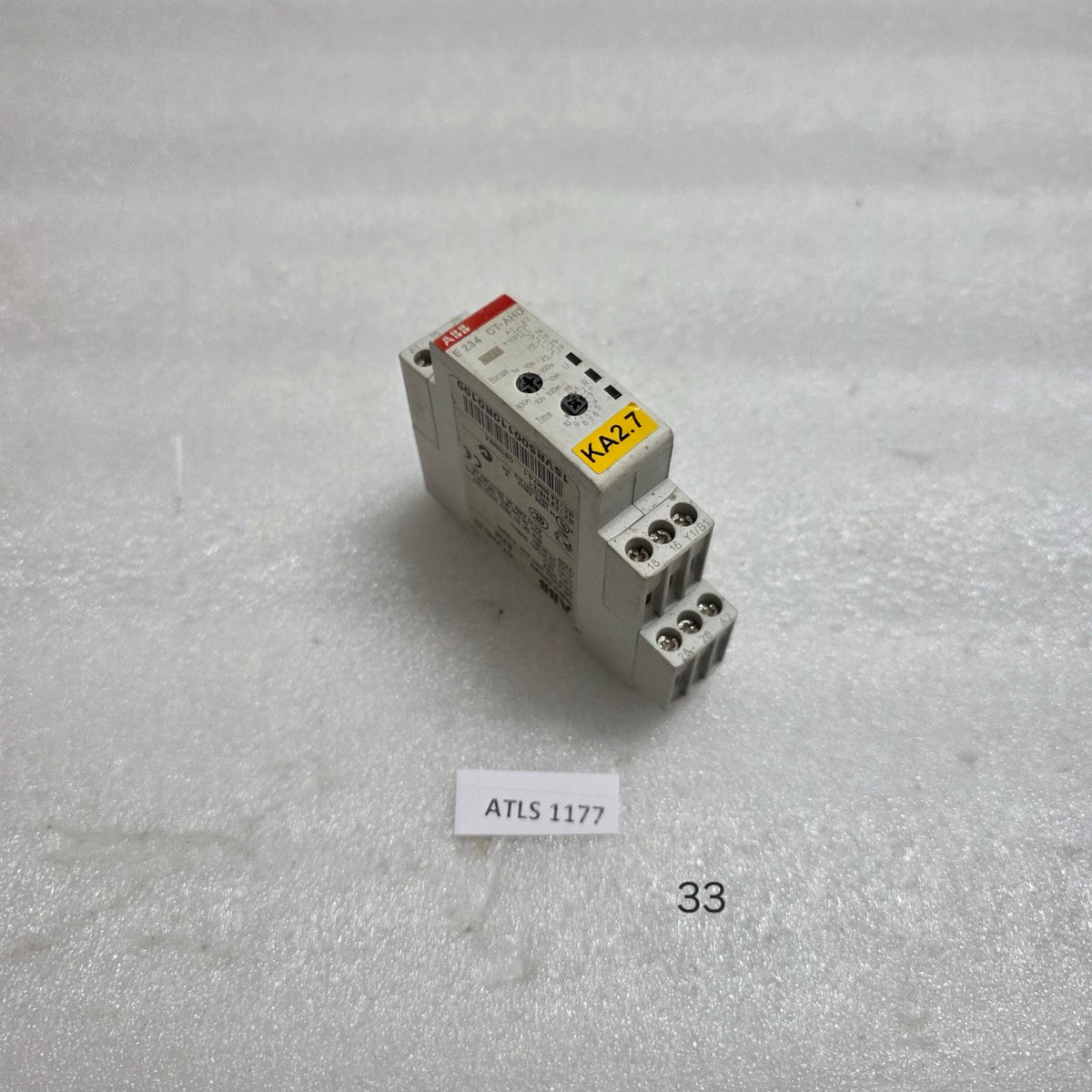 ABB CT-AHD.22 OFF-DELAY TIME RELAY 1SVR500110R0100 24-240V AC/ 24-28V DC