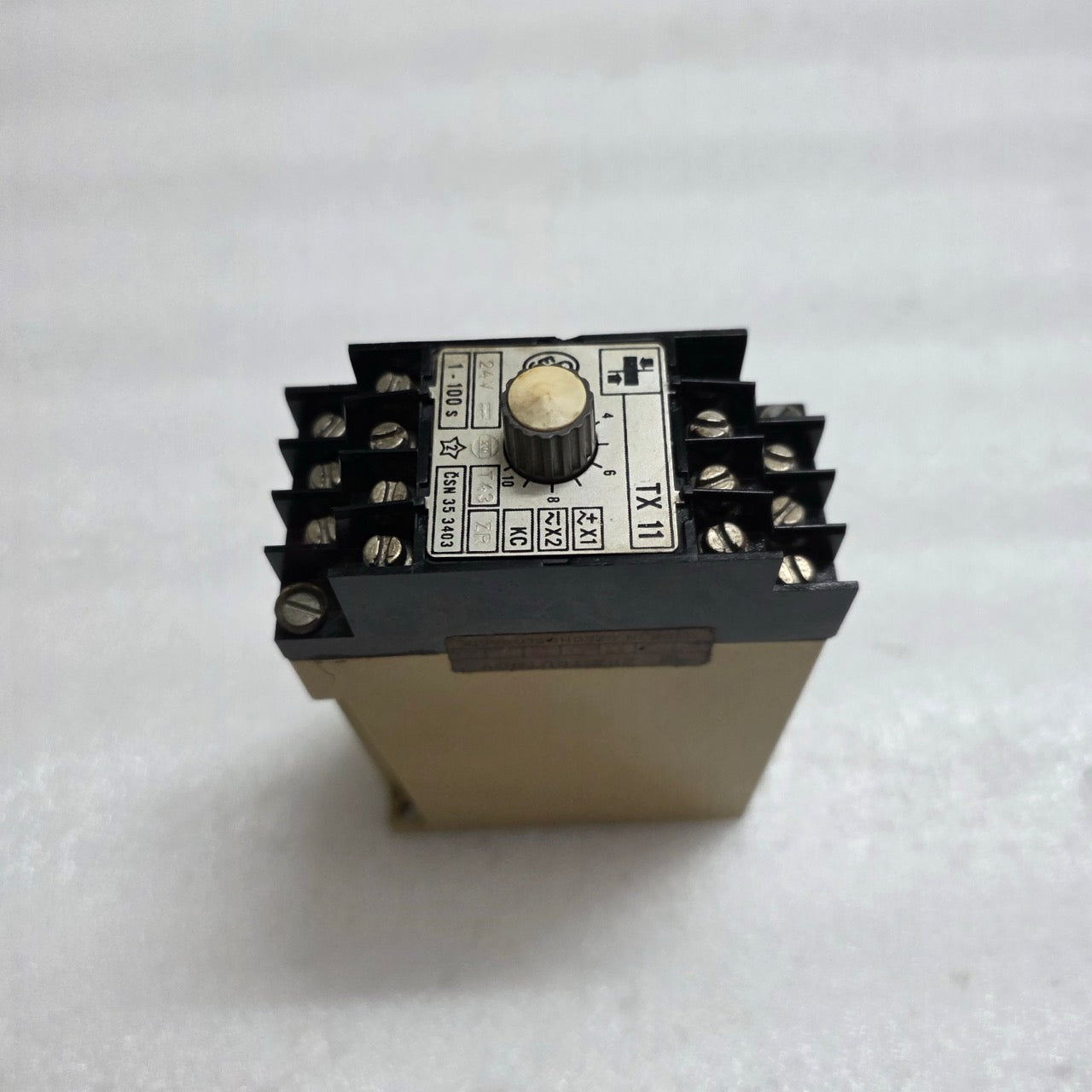 ZPA TRUTNOV TX 11 ELECTRONIC TIME RELAY CSN 35 3403 24VDC