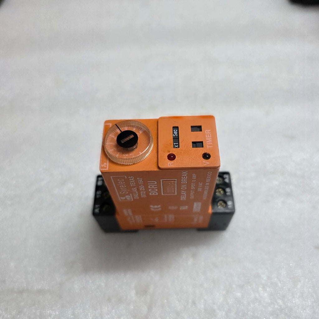 SYRELEC BCRU DELAY ON BREAK TIME RELAY 110VAC