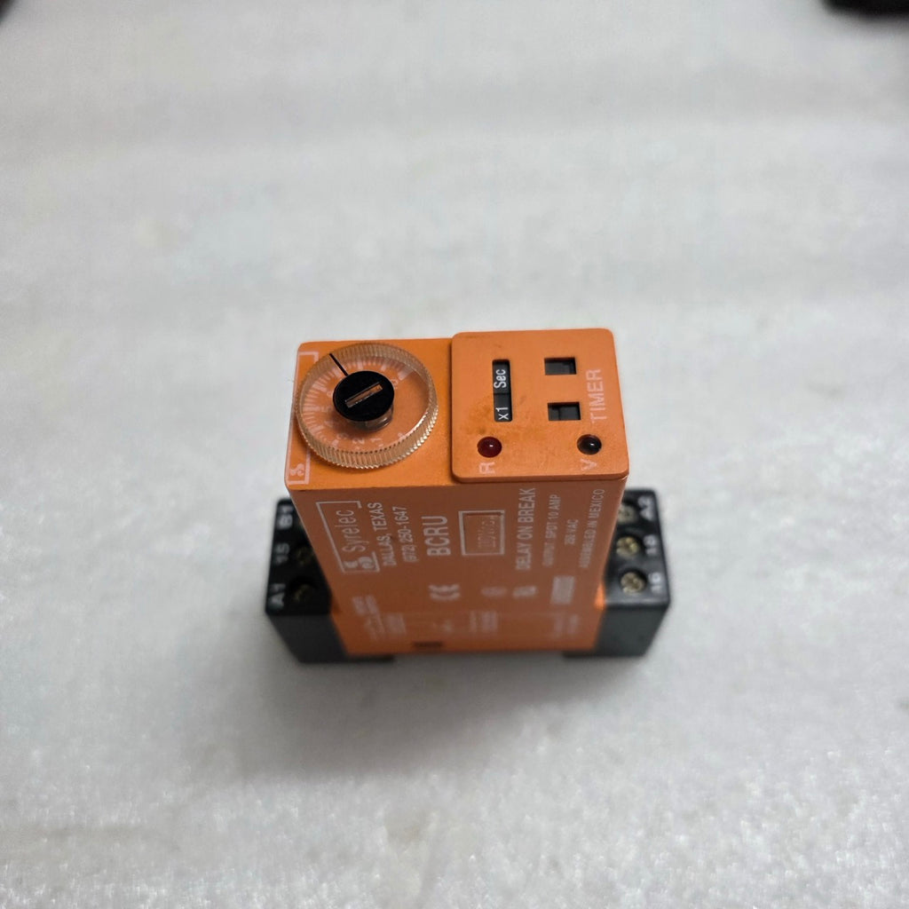SYRELEC BCRU DELAY ON BREAK TIME RELAY 110VAC