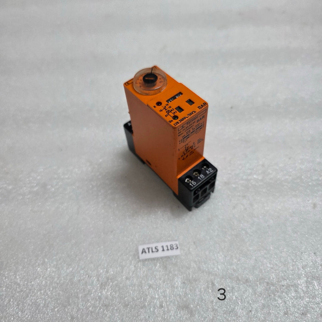 SYRELEC BAR ELECTRONIC TIME RELAY 220-240VAC/24V AC-DC