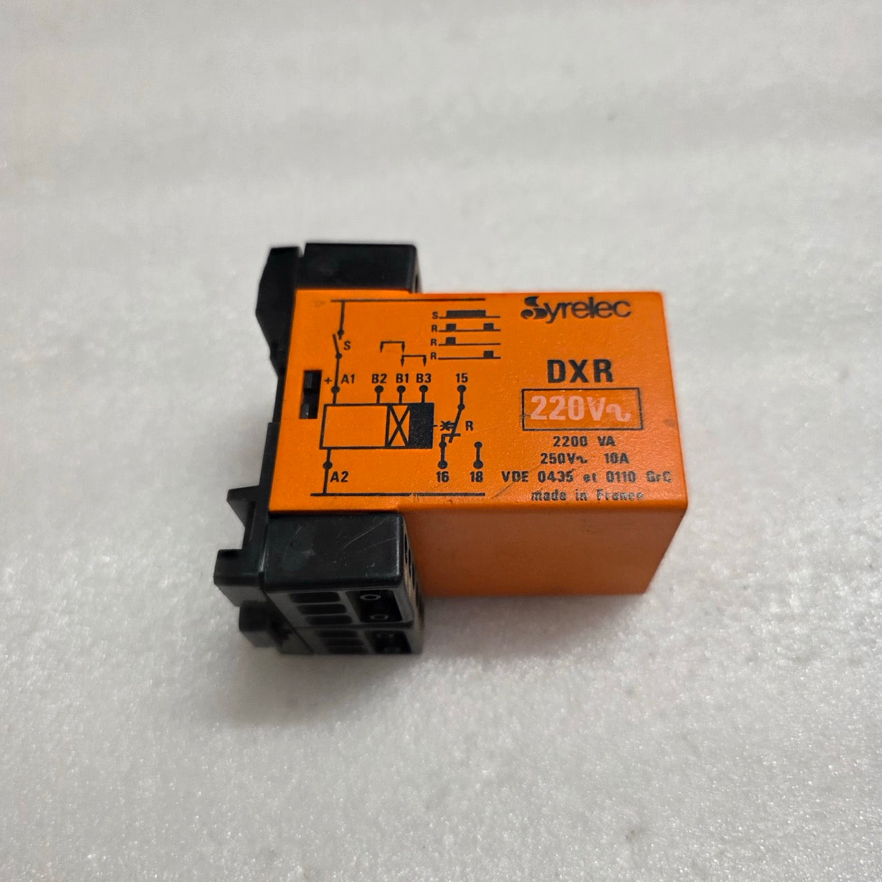 SYRELEC DXR ELECTRONIC TIME RELAY 220V