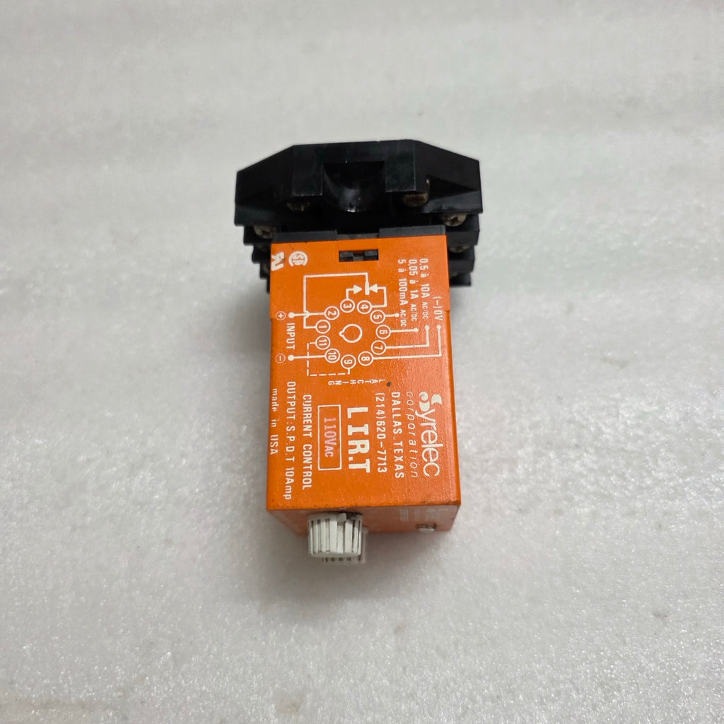 SYRELEC LIR.T CURRENT CONTROL RELAY 110V