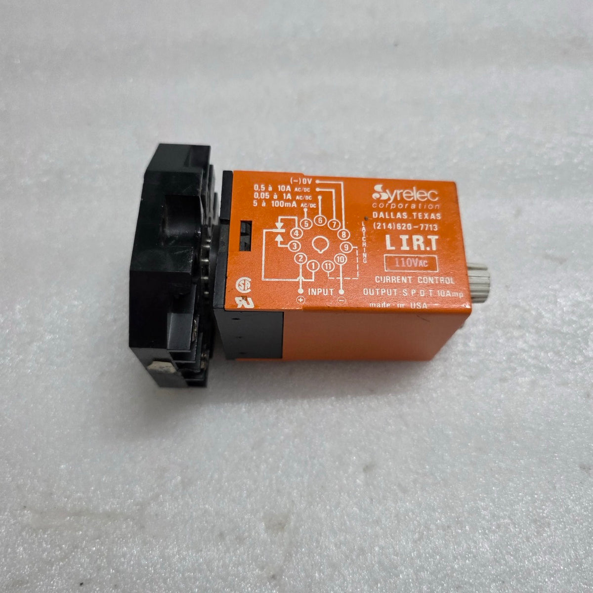 SYRELEC LIR.T CURRENT CONTROL RELAY 110V
