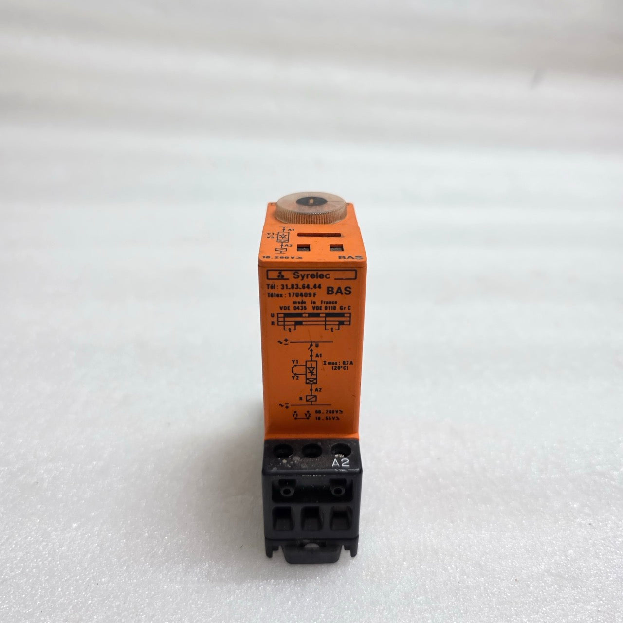 SYRELEC BAS ELECTRONIC TIME RELAY 10 TO 260 V AC/DC