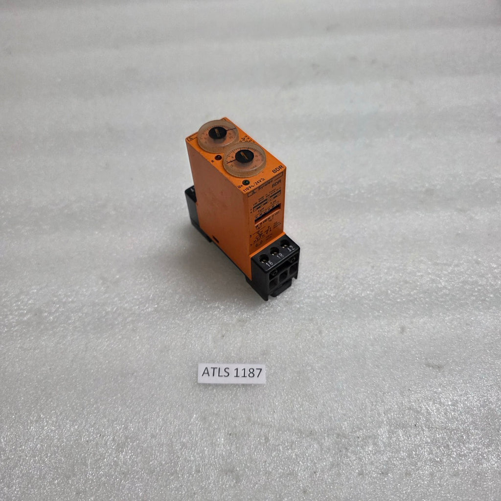 SYRELEC BDR OFF-DELAY TIME RELAY 220-240 V AC/24V AC-DC