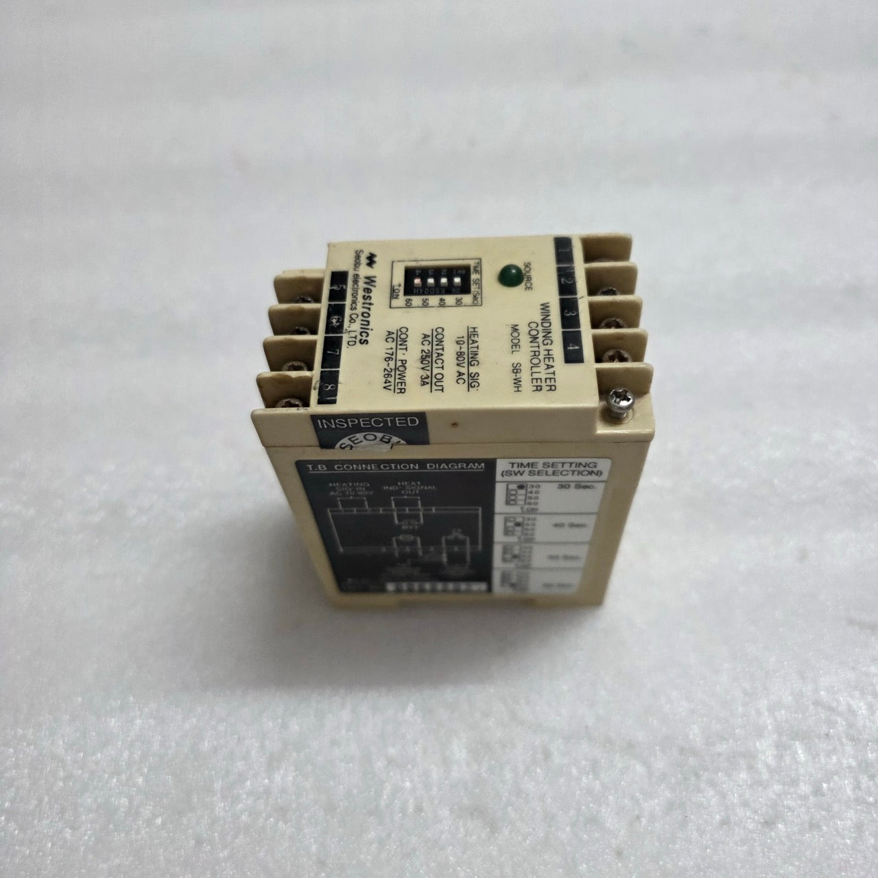 WESTRONICS SB-WH SEOBU 873.005-050 WINDING HEATER CONTROLLER AC 176–264V