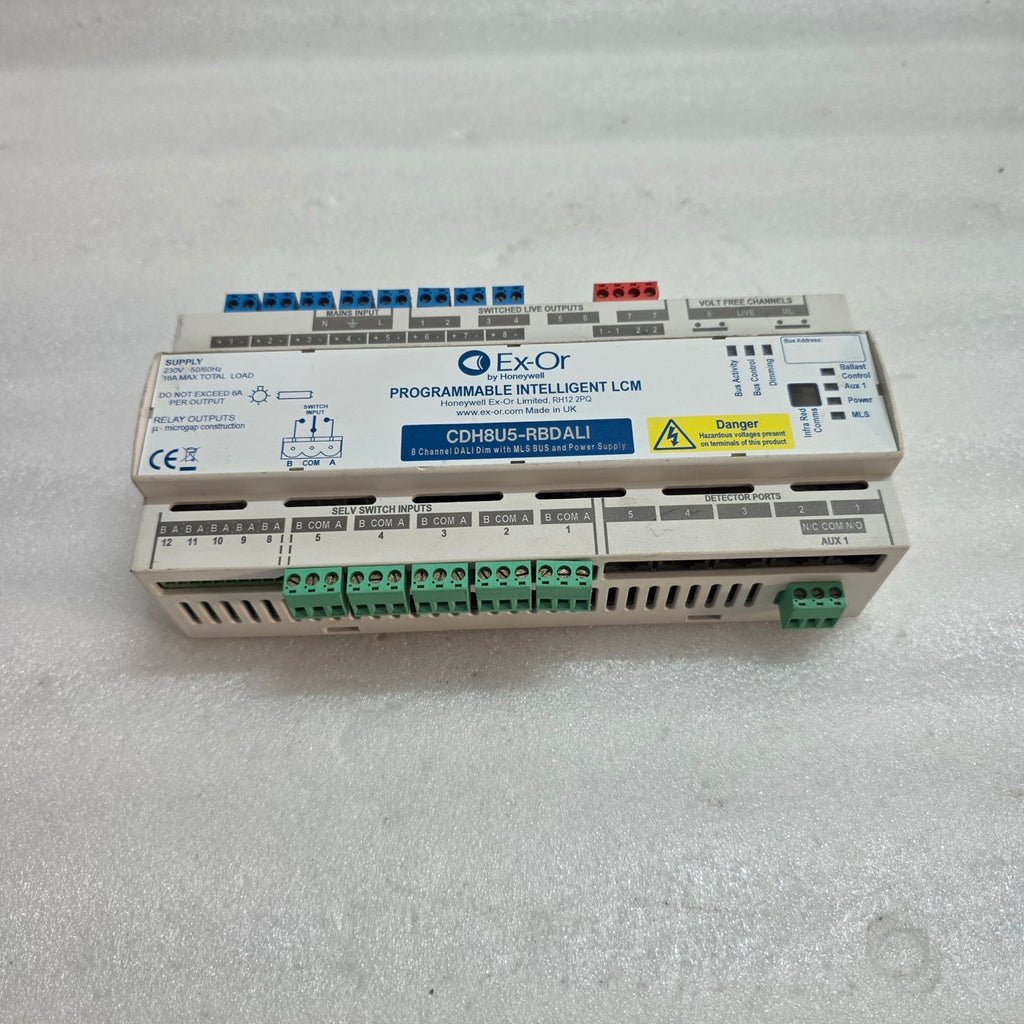 EX-OR BY HONEYWELL CDH8U5-RBDALI 8-CHANNEL PROGRAMMABLE INTELLIGENT LCM 230V